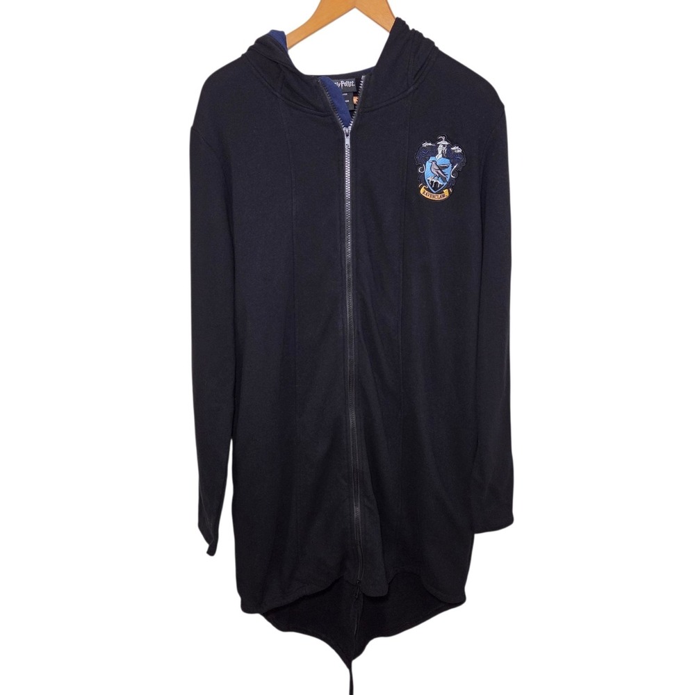 Universal Studios Harry Potter Ravenclaw Robe Zip Up Jacket Hoodie Size Medium